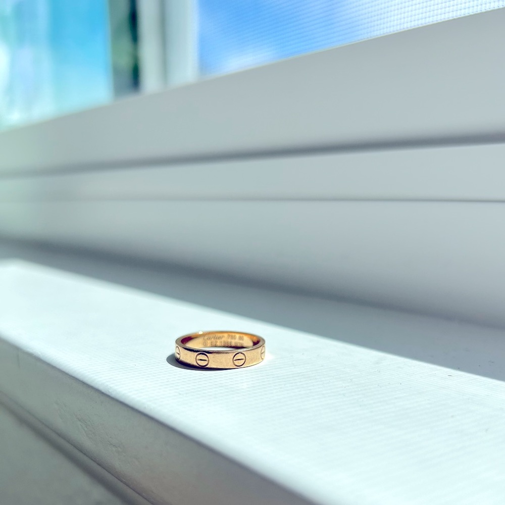 Cartier Love wedding band!